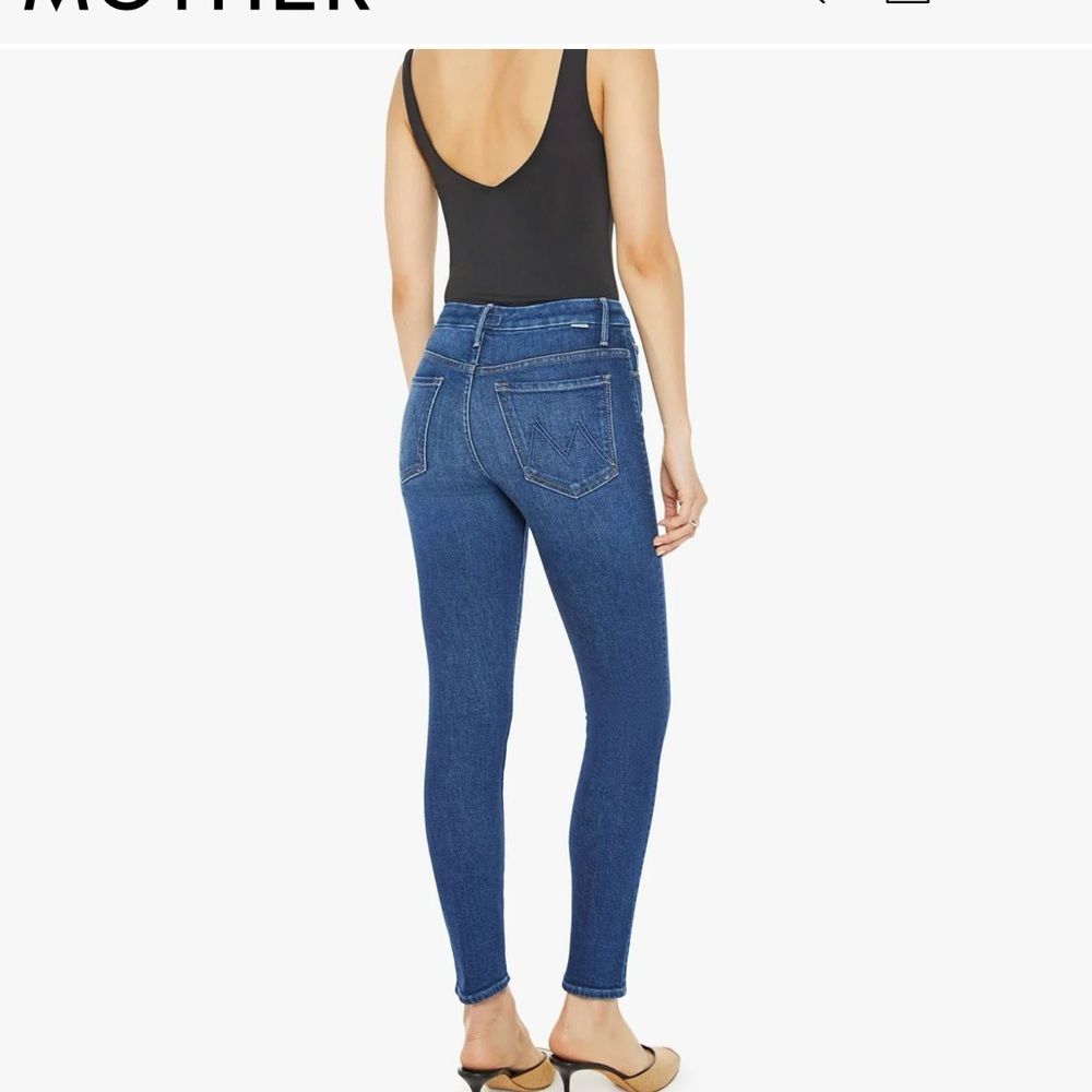 Mother High Waisted Looker Jeans - Picture 7 of 8